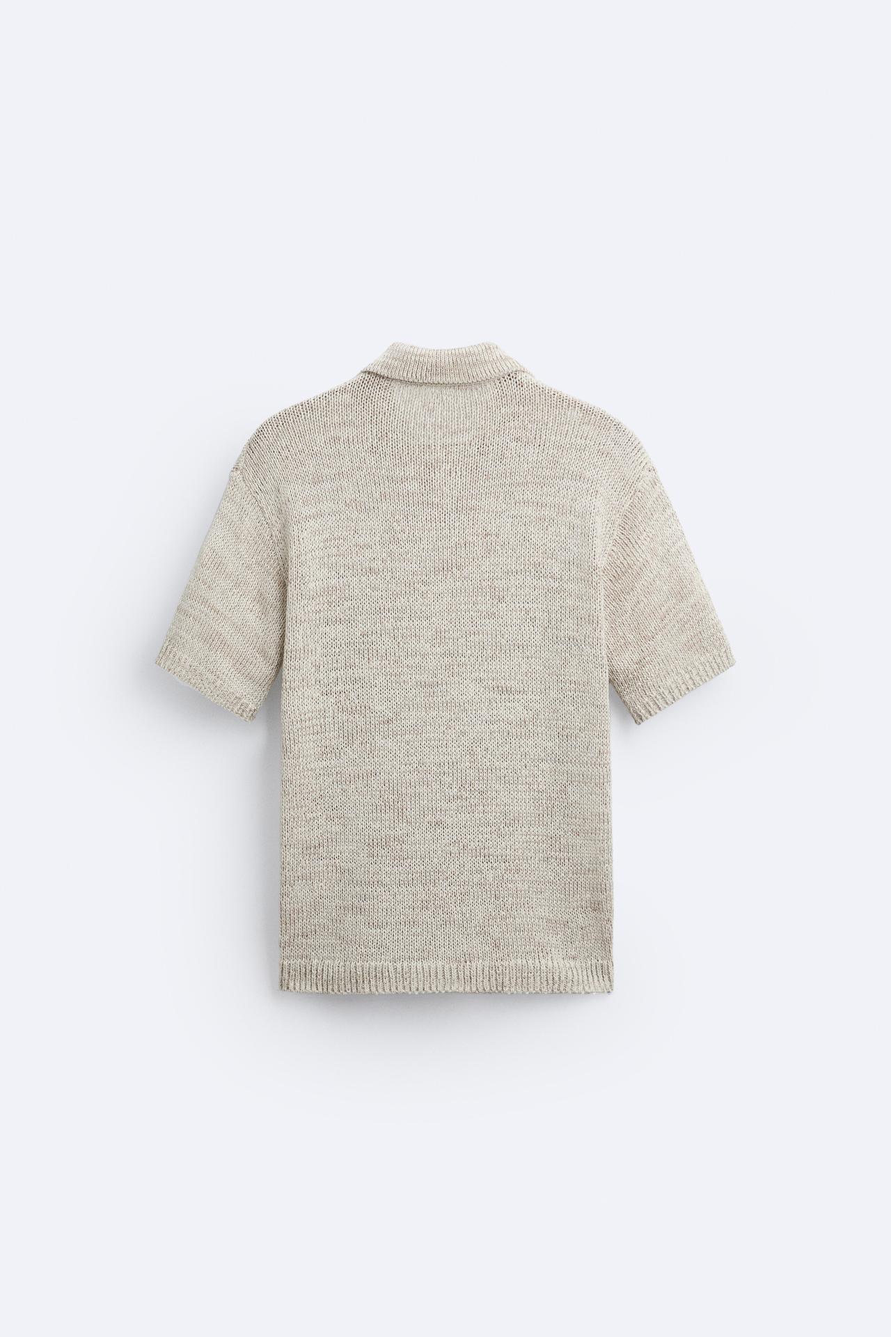 Old Money Buttoned Knit Polo T-Shirt