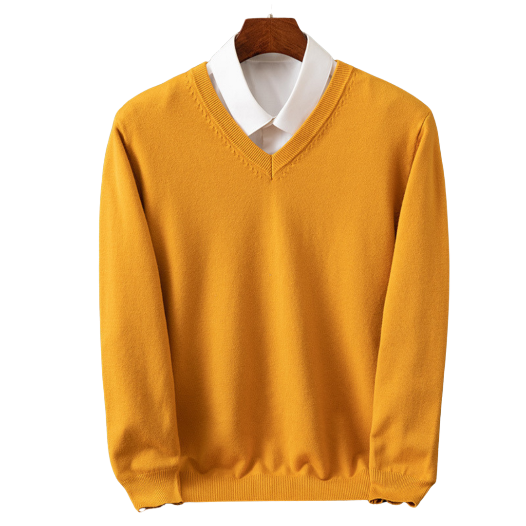 Bexford | Pure Cashmere V-Neck Jumper for Men