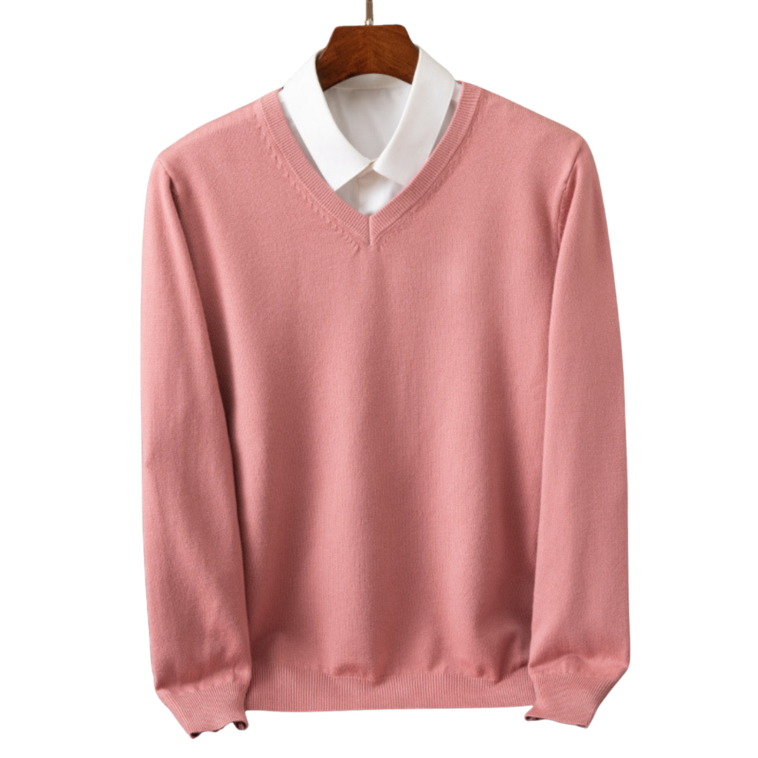 Bexford | Pure Cashmere V-Neck Jumper for Men