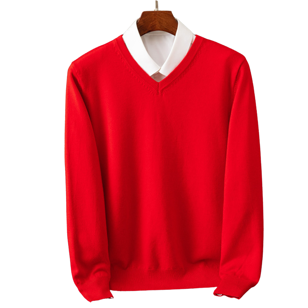 Bexford | Pure Cashmere V-Neck Jumper for Men