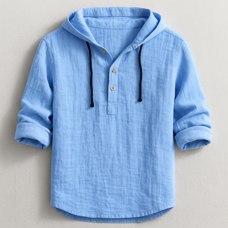 Luxury Hooded Linnen Shirt