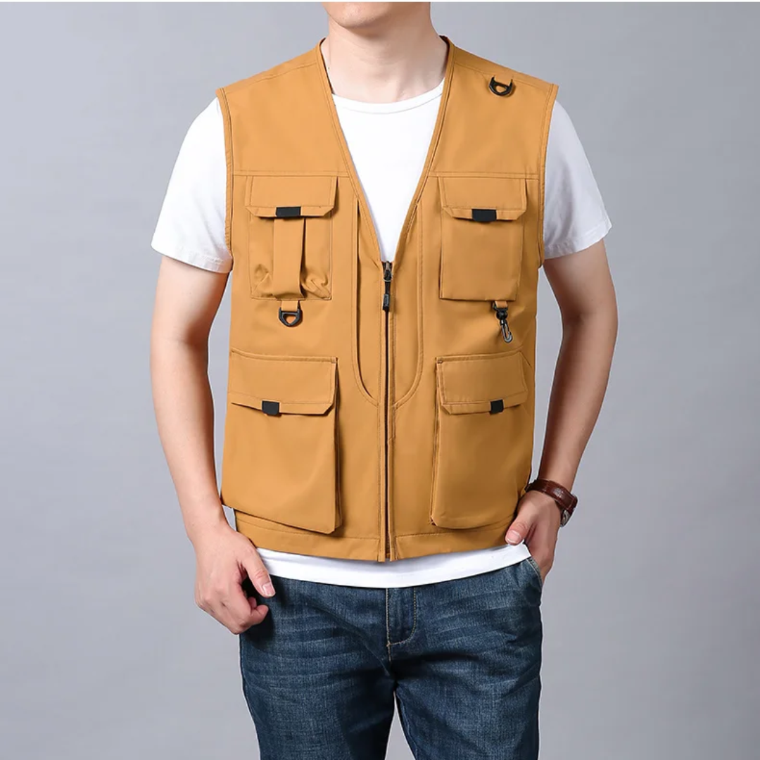 Brenzio™ | Elegant and Casual Cargo Vest