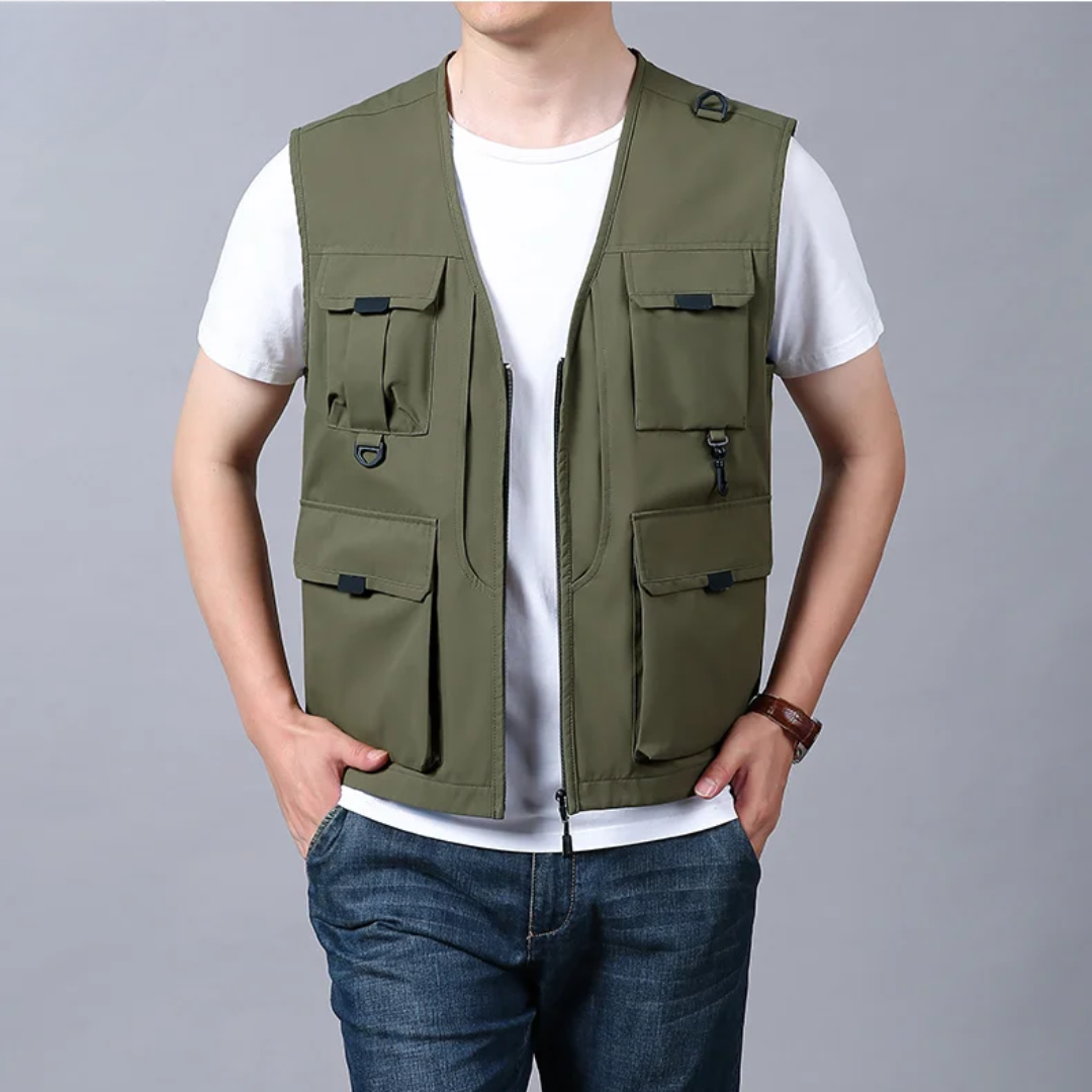 Brenzio™ | Elegant and Casual Cargo Vest