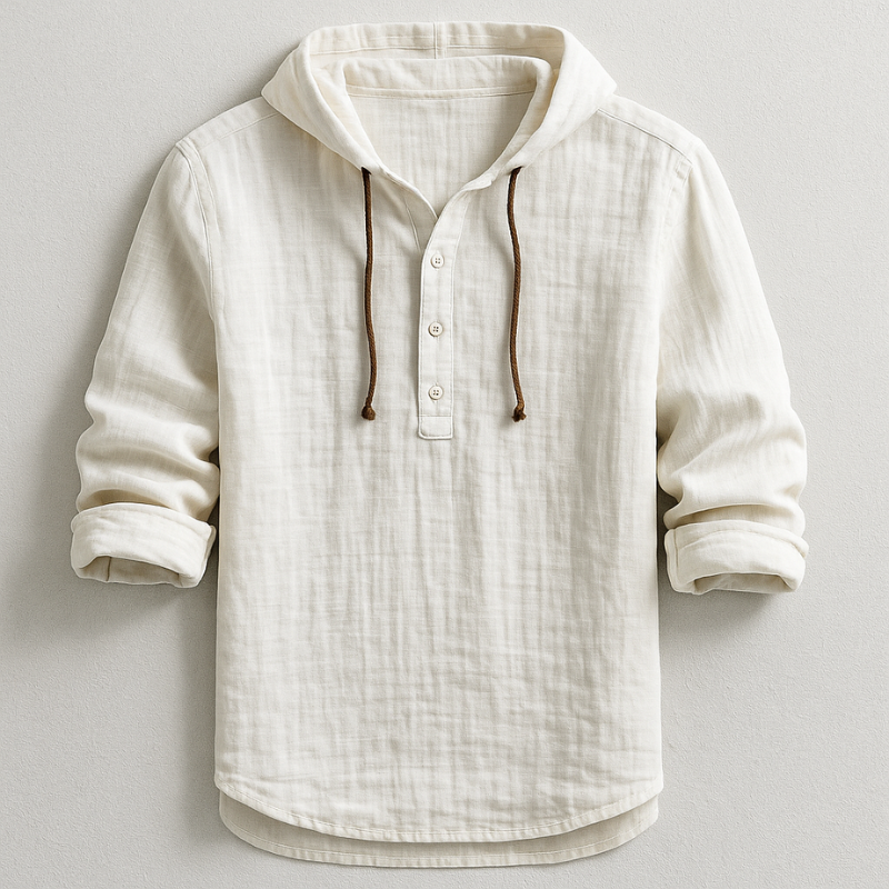 Luxury Hooded Linnen Shirt