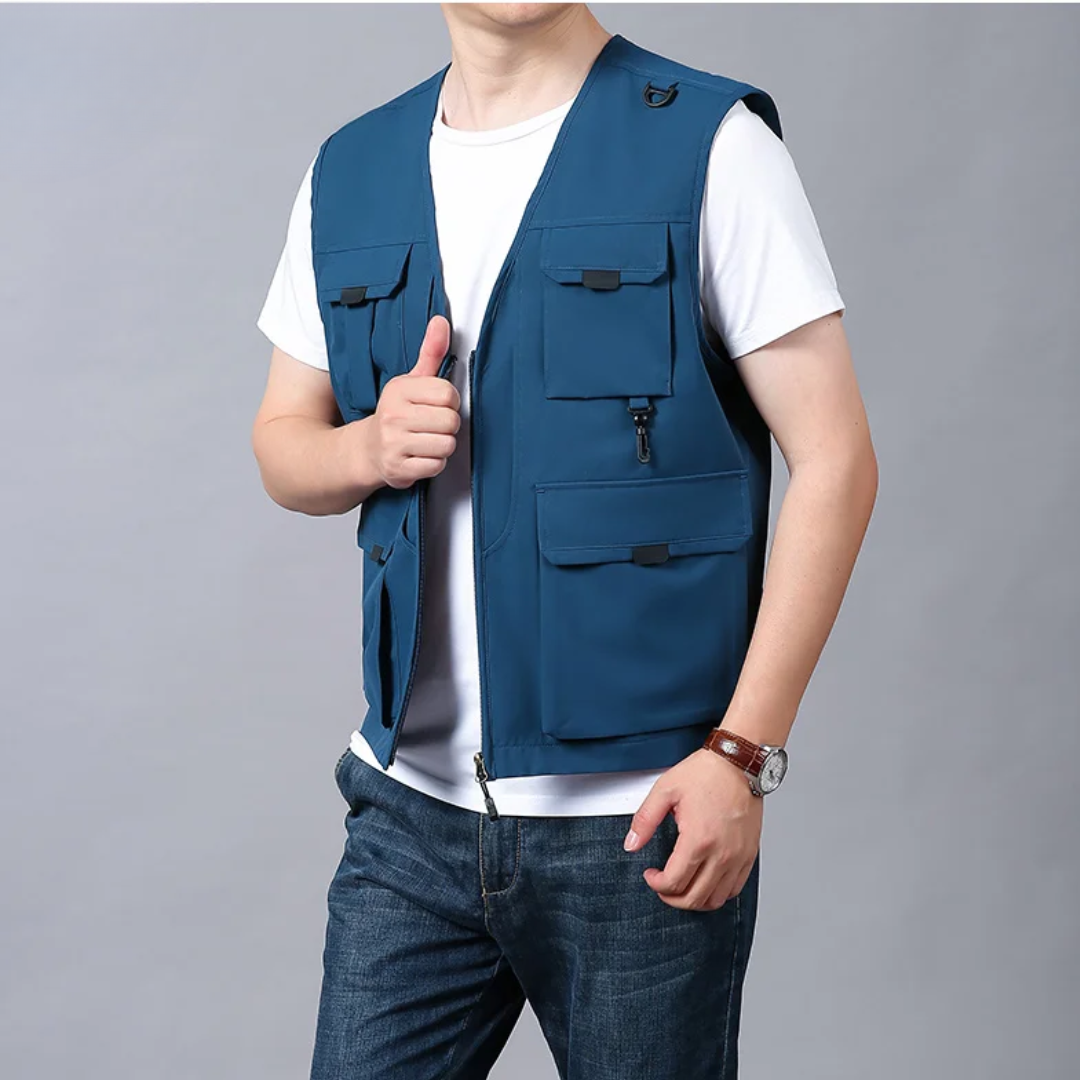 Brenzio™ | Elegant and Casual Cargo Vest
