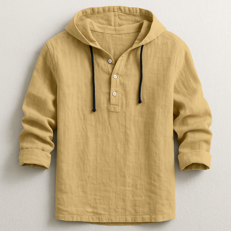 Luxury Hooded Linnen Shirt