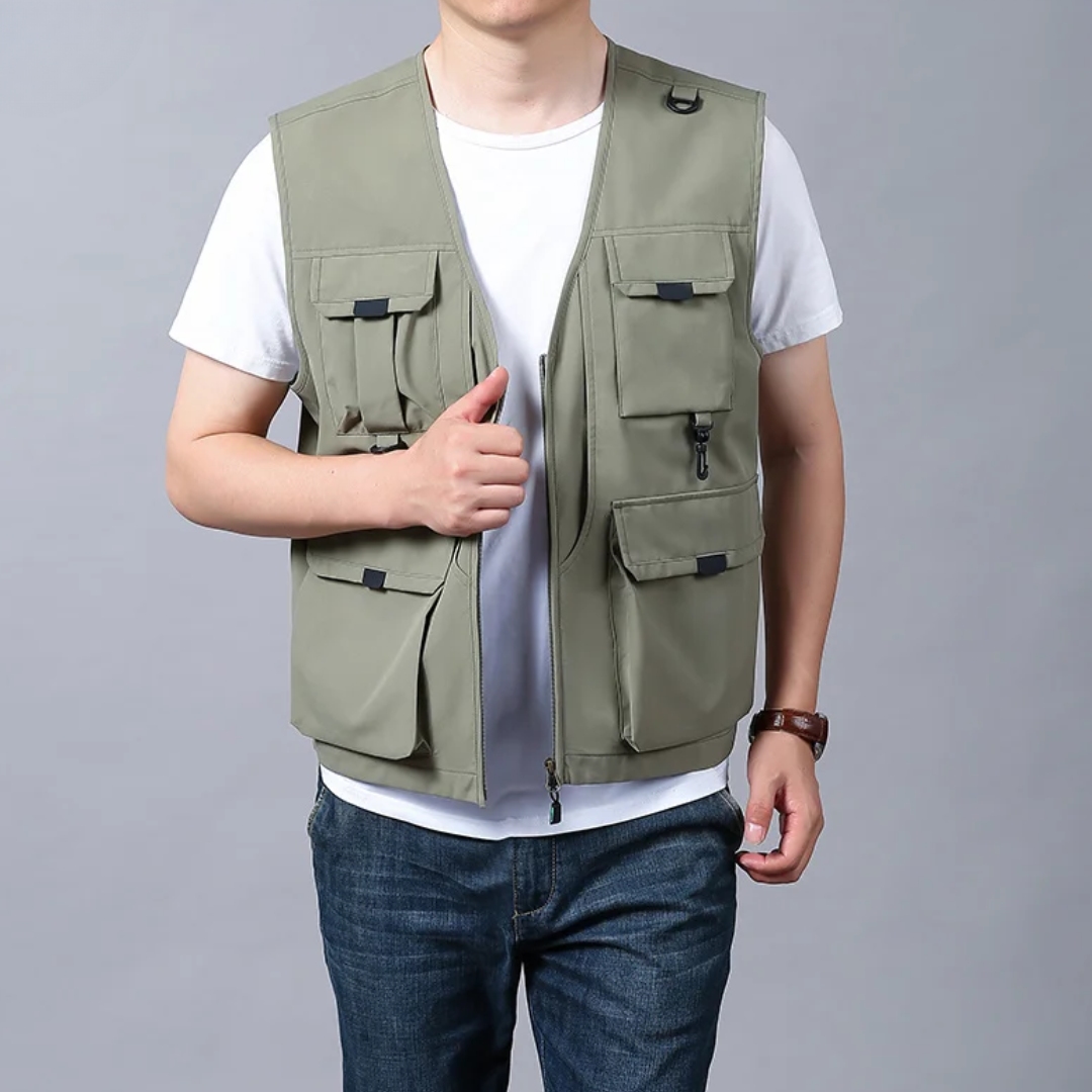 Brenzio™ | Elegant and Casual Cargo Vest