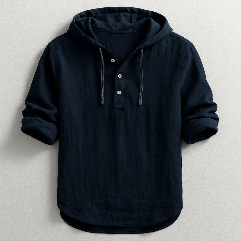 Luxury Hooded Linnen Shirt