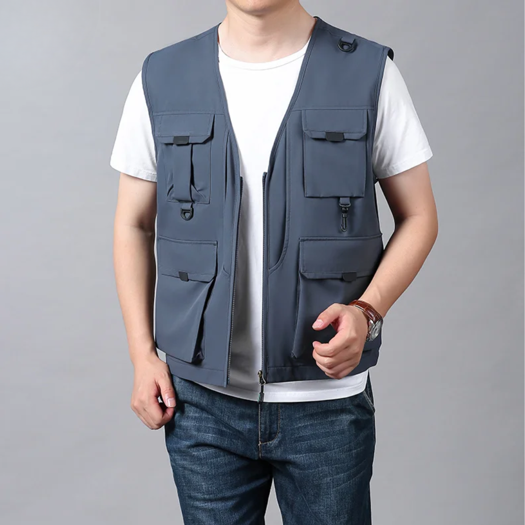 Brenzio™ | Elegant and Casual Cargo Vest