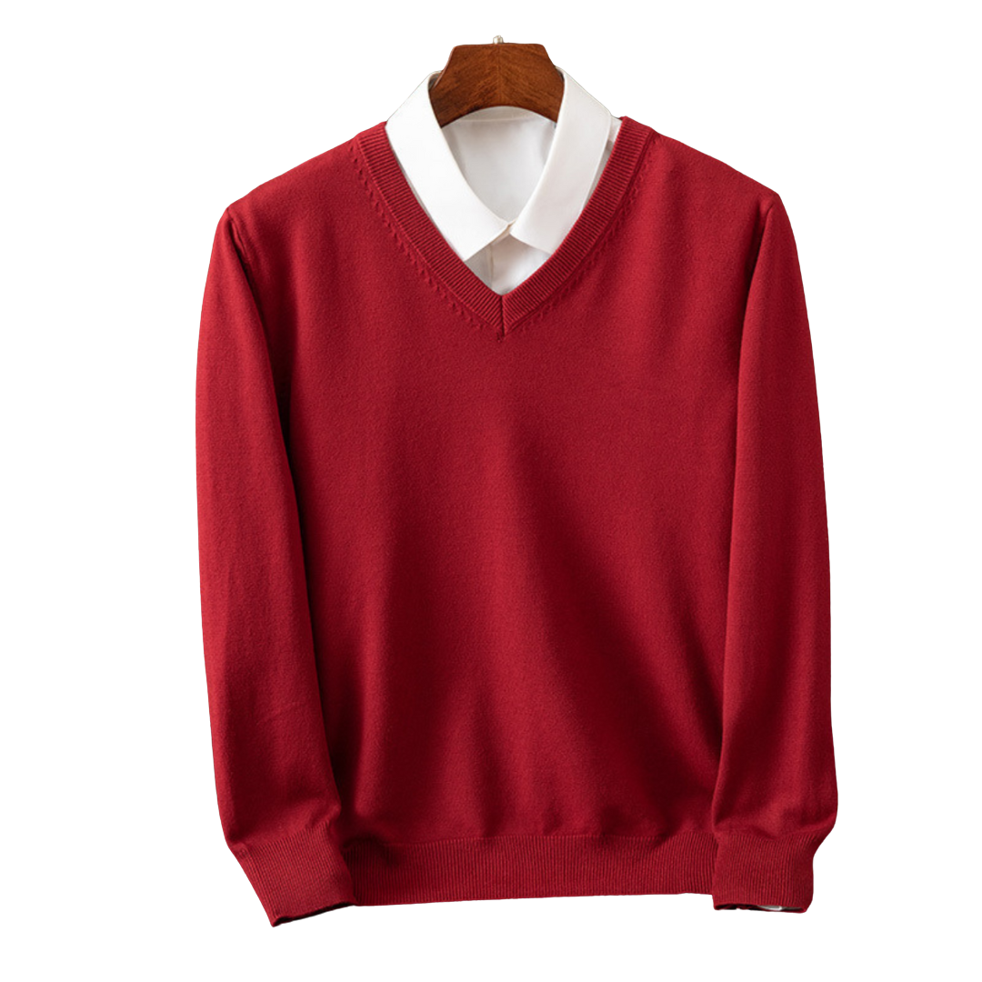 Bexford | Pure Cashmere V-Neck Jumper for Men