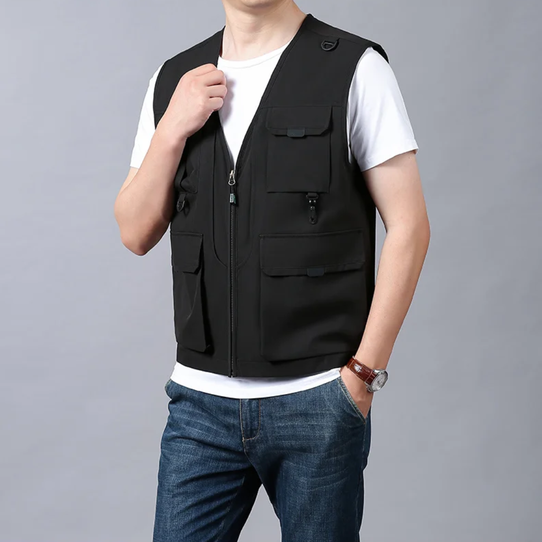 Brenzio™ | Elegant and Casual Cargo Vest