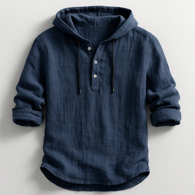Luxury Hooded Linnen Shirt