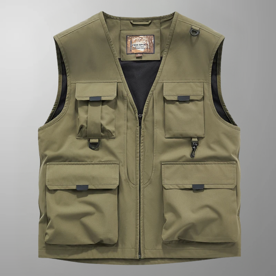 Brenzio™ | Elegant and Casual Cargo Vest