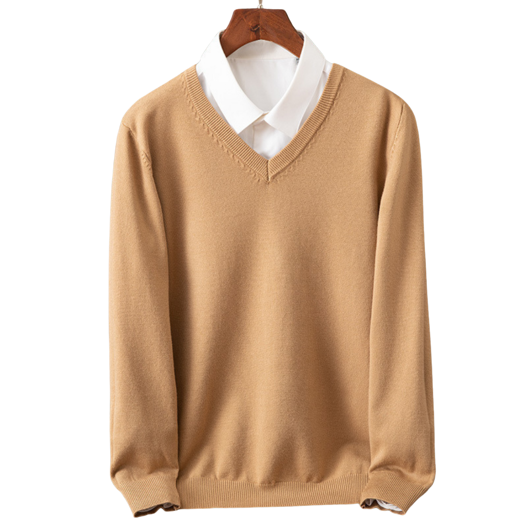 Bexford | Pure Cashmere V-Neck Jumper for Men