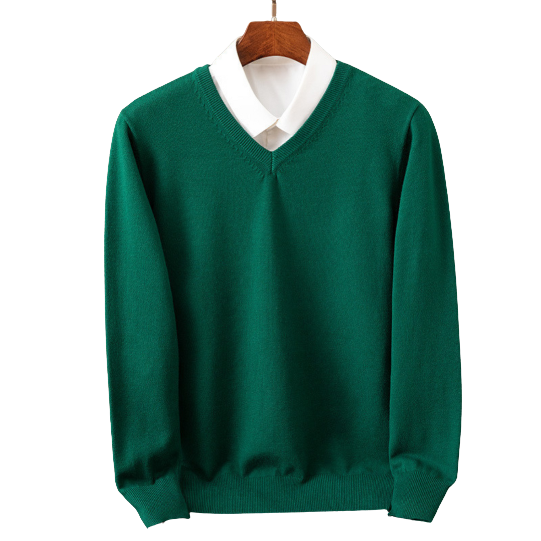 Bexford | Pure Cashmere V-Neck Jumper for Men