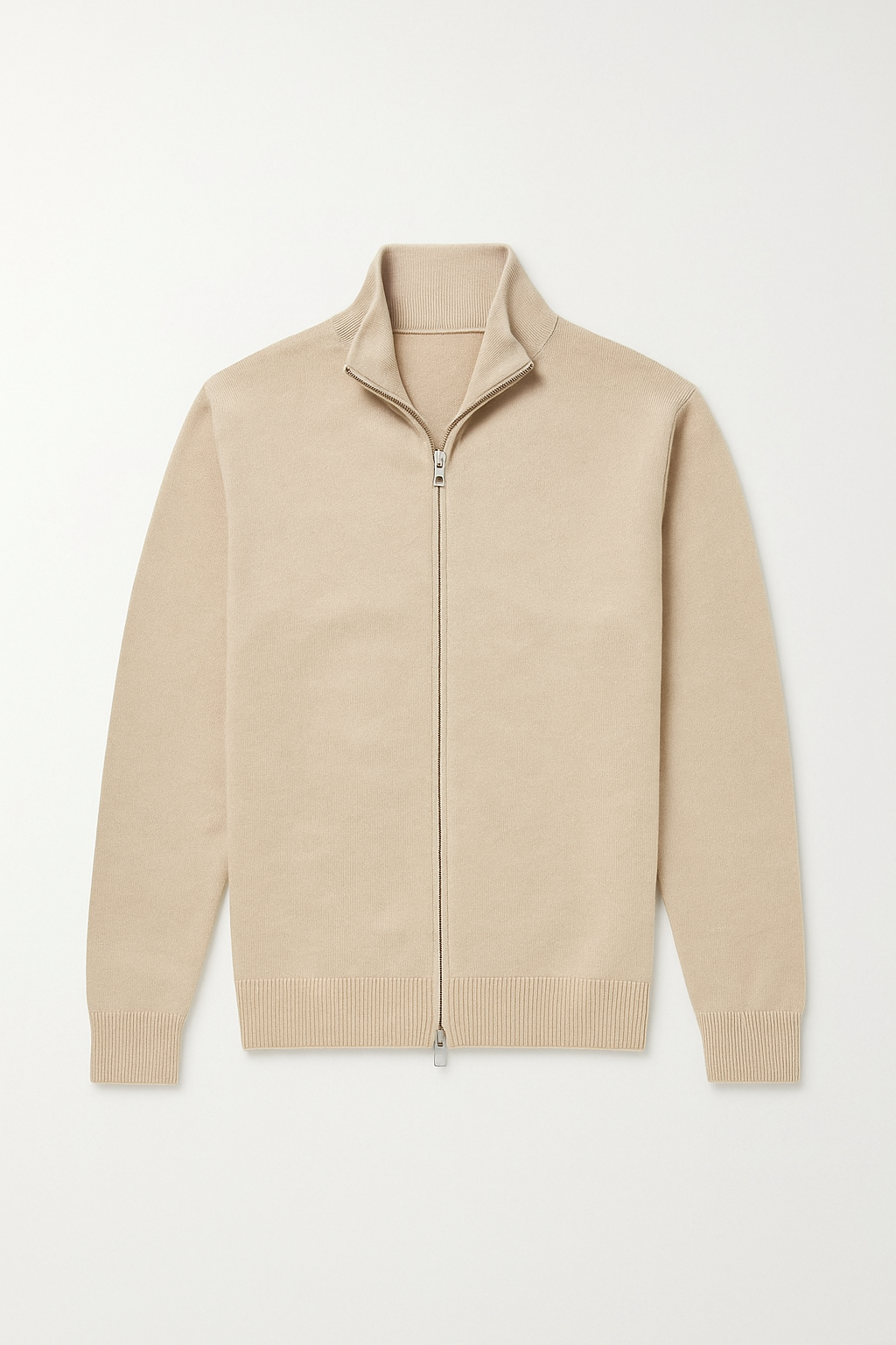 Smart Luxury Slim Fit Elegant Full Zip Cardigan