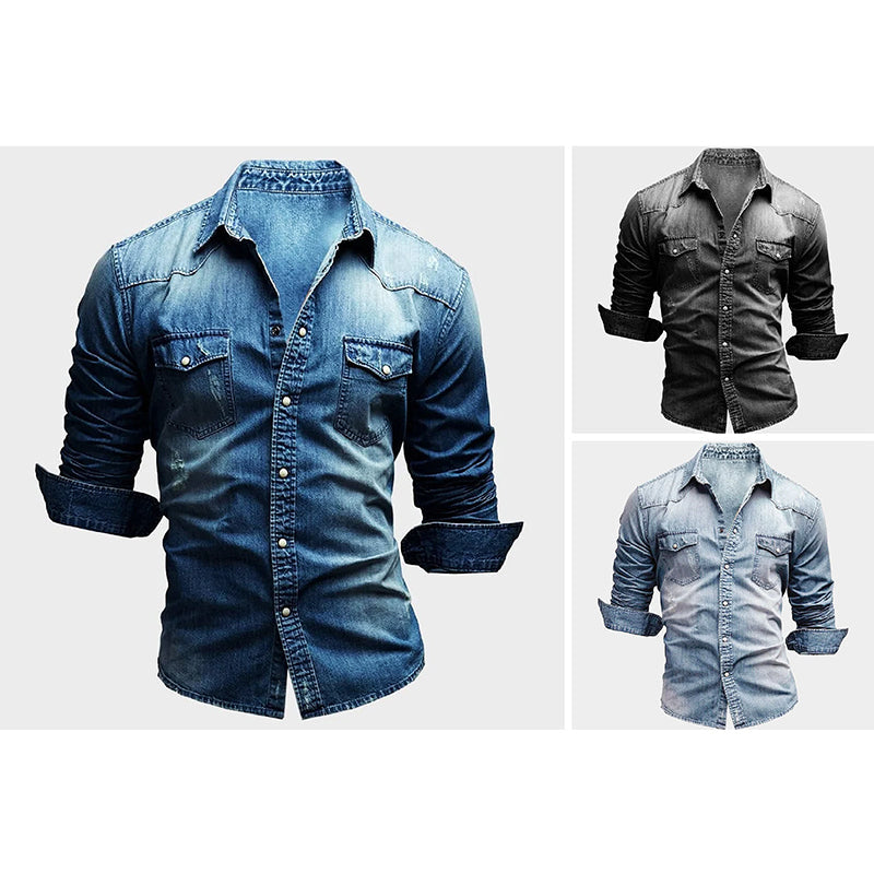 Davide Costa Miami Denim Shirt