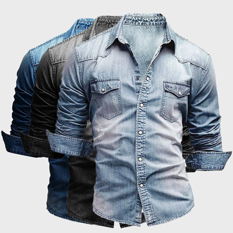 Davide Costa Miami Denim Shirt