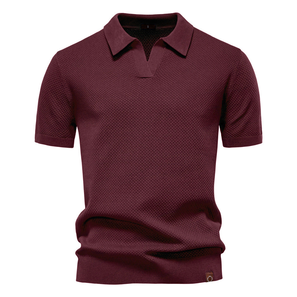 Mason – Textured Polo Shirt