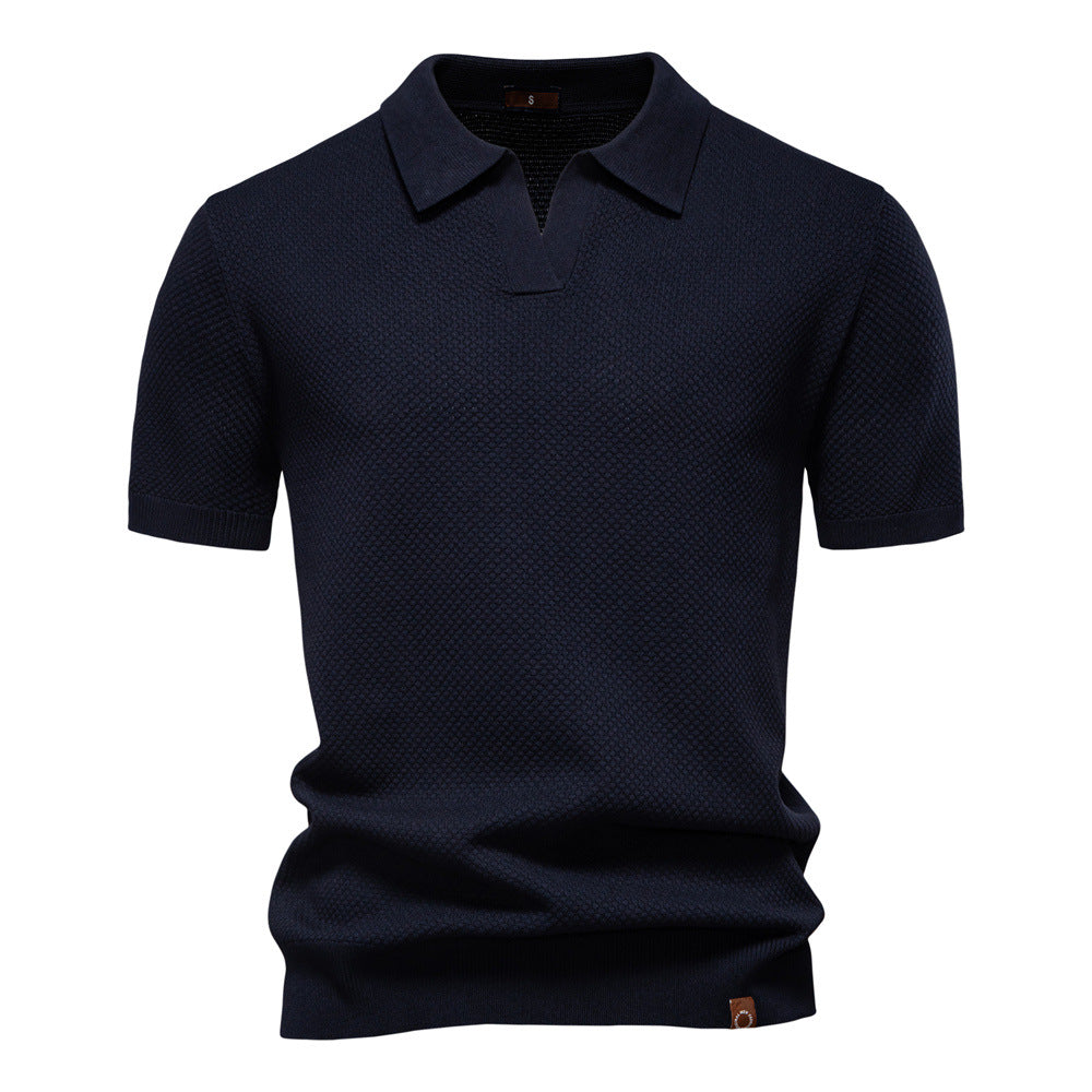 Mason – Textured Polo Shirt