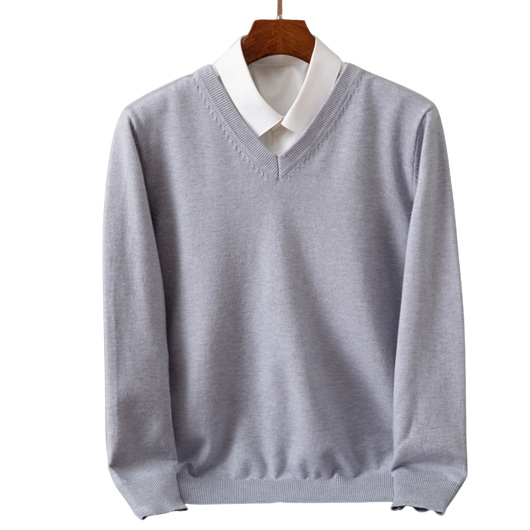 Bexford | Pure Cashmere V-Neck Jumper for Men
