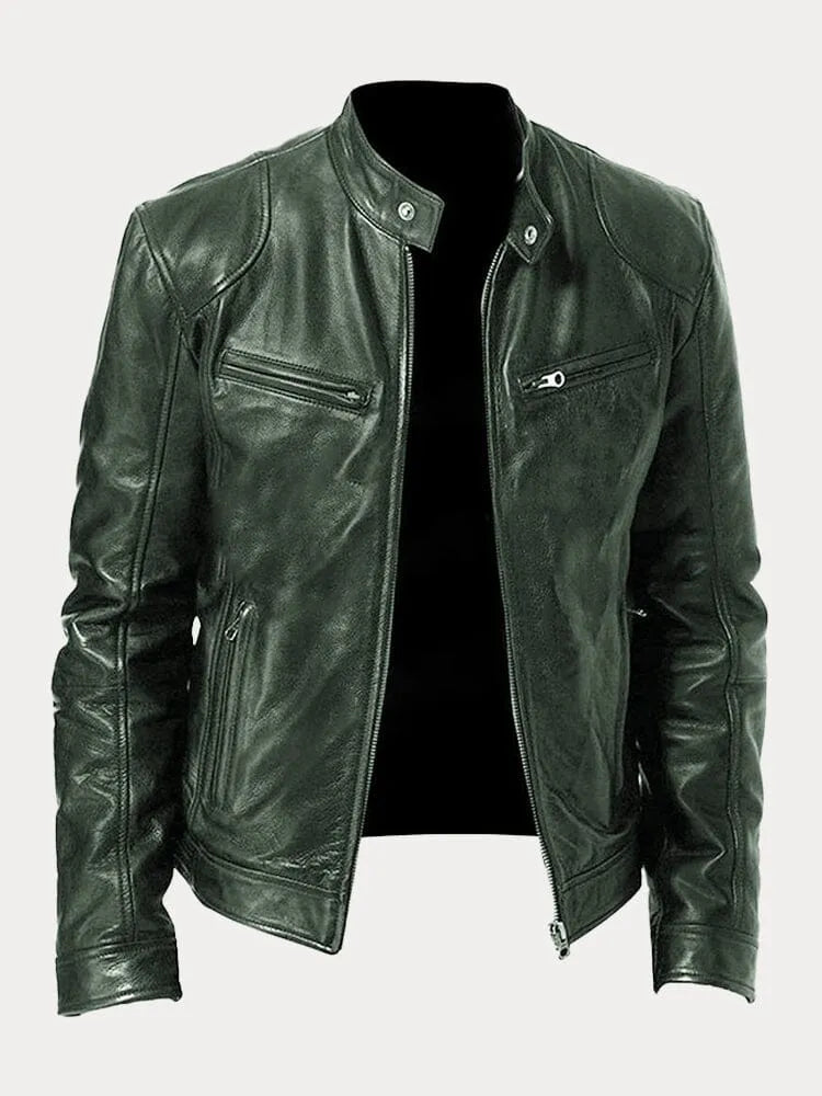 Brenzio™ | Casual Leather Jacket