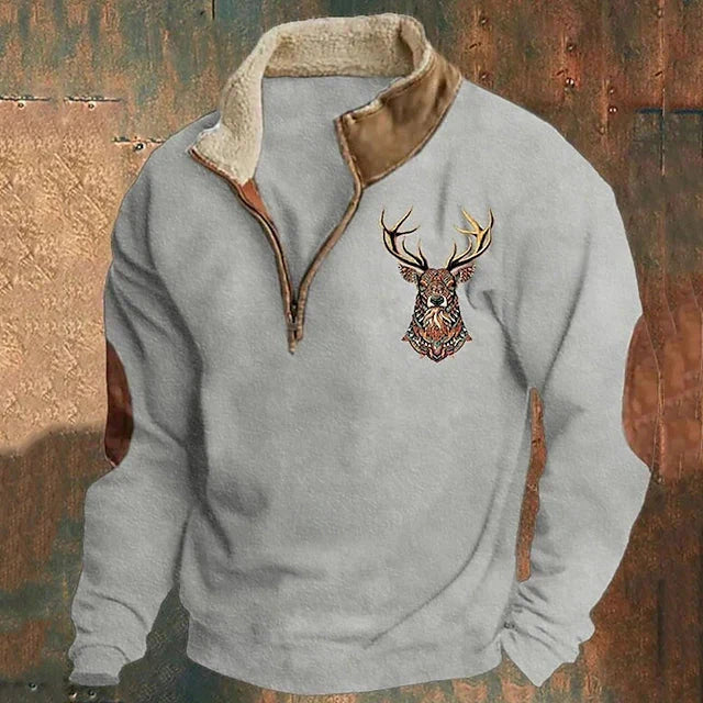 Christos | Deer Detail Sweater