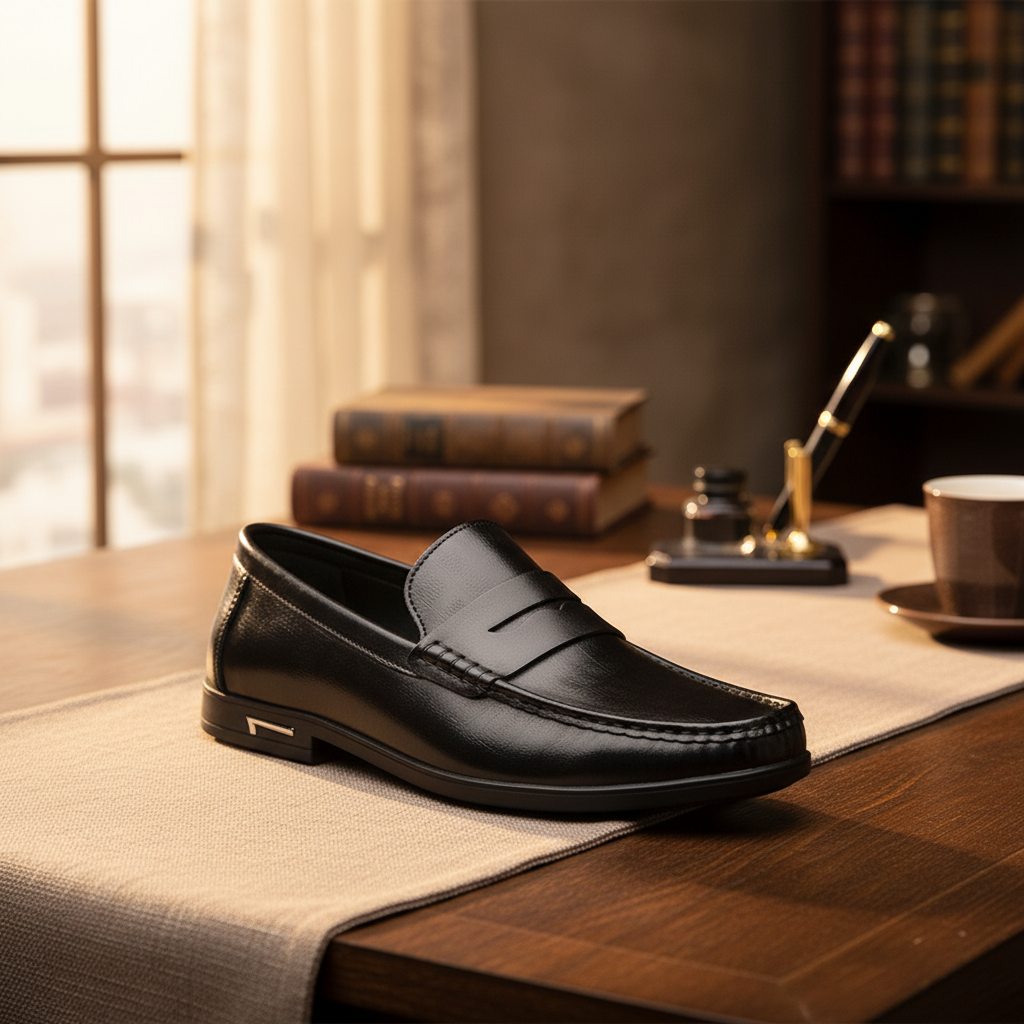 James – Timeless Leather Loafers