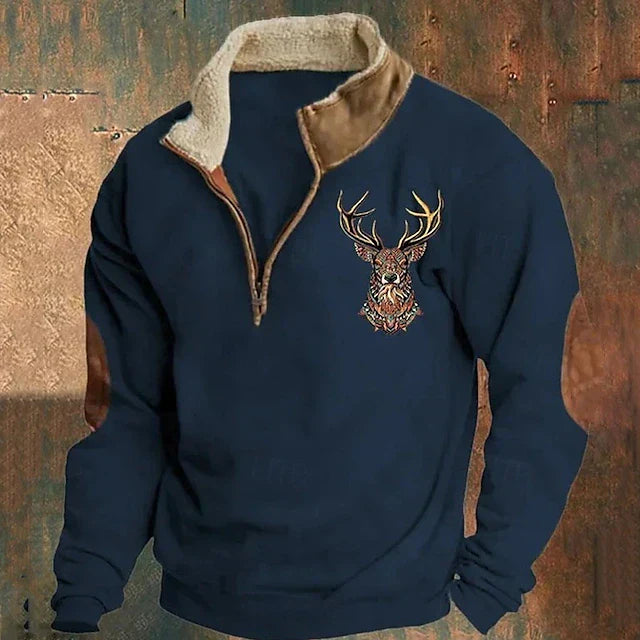 Christos | Deer Detail Sweater