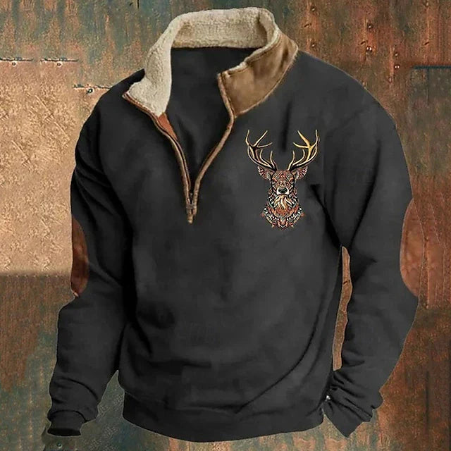 Christos | Deer Detail Sweater