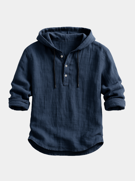 Luxury Hooded Linnen Shirt