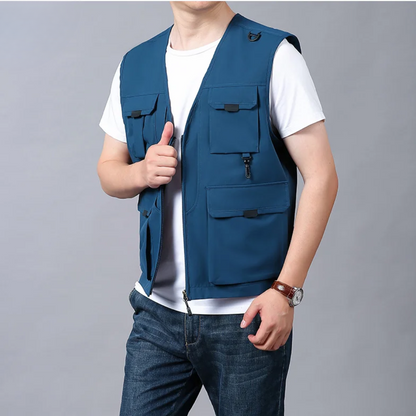 Brenzio™ | Elegant and Casual Cargo Vest