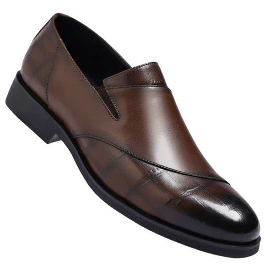 Lurex Leather Loafers