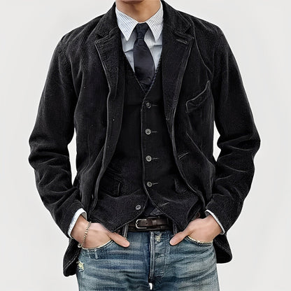 VINTAGE CORDUROY JACKET & WAISTCOAT
