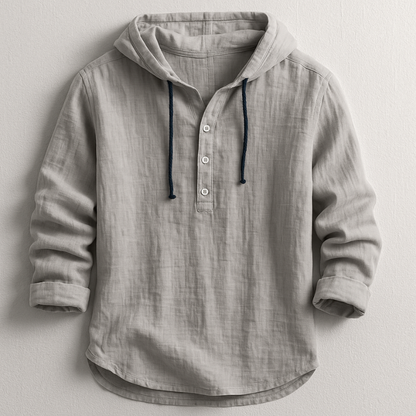 Luxury Hooded Linnen Shirt