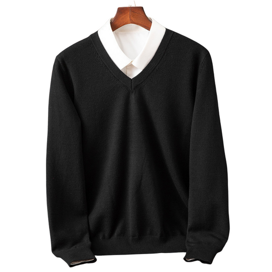 Bexford | Pure Cashmere V-Neck Jumper for Men