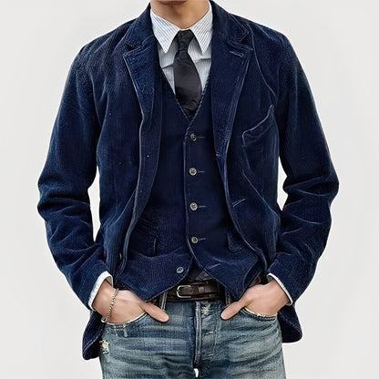 VINTAGE CORDUROY JACKET & WAISTCOAT