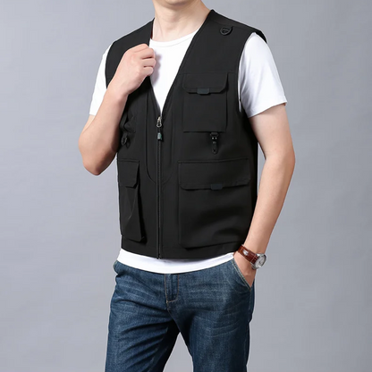 Brenzio™ | Elegant and Casual Cargo Vest