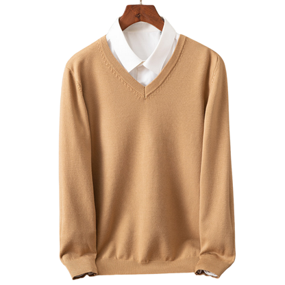 Bexford | Pure Cashmere V-Neck Jumper for Men