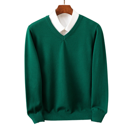 Bexford | Pure Cashmere V-Neck Jumper for Men