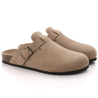 Suede Clogs