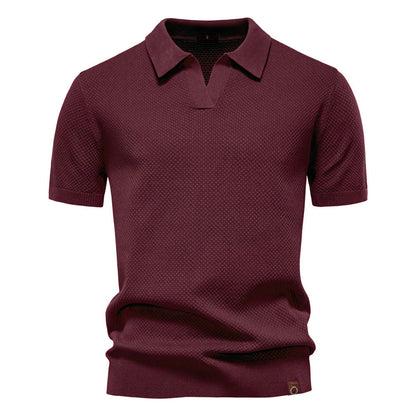 Mason – Textured Polo Shirt