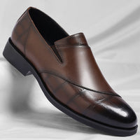 Lurex Leather Loafers