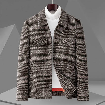 Hudson Plaid Short Coat