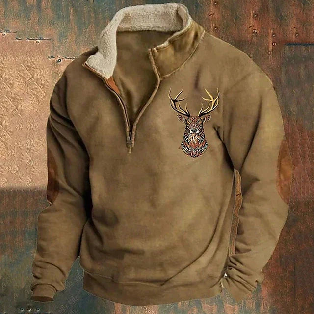 Christos | Deer Detail Sweater